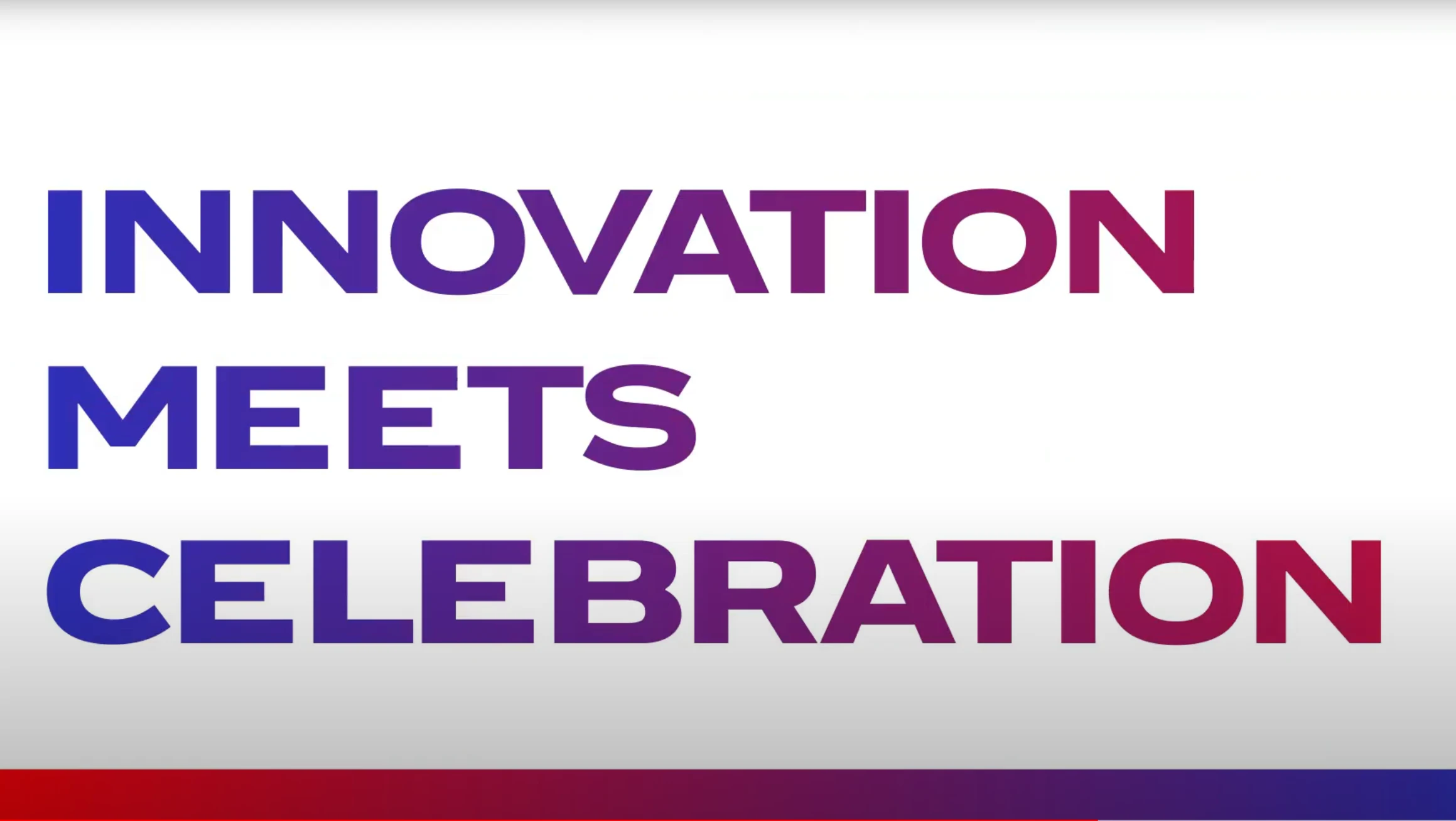 Innovation meets celebration